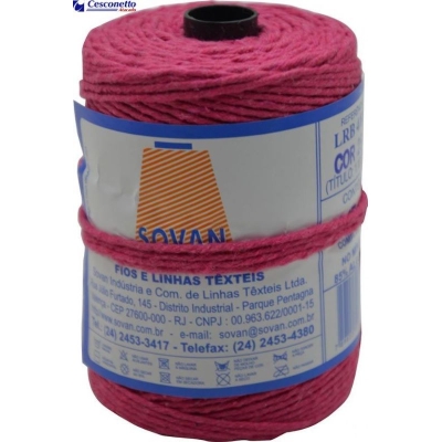 BARBANTE ALGODAO N8 LRB 4/8T 147M ROSA 32372 - SOVAN