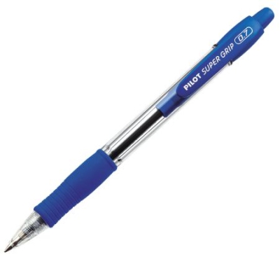 CANETA ESFEROGRAFICA 0.7 SUPER GRIP NI AZUL - PILOT