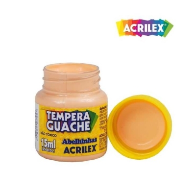 TINTA GUACHE 15ML AMARELO PESSEGO 02015 538 - ACRILEX