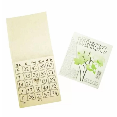 BLOCO DE BINGO JORNAL 10X11 100F - FREE