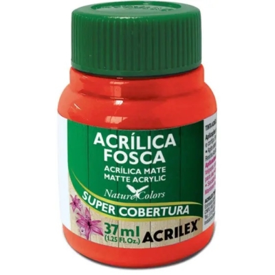 TINTA ACRILICA FOSCA 37ML VERMELHO FOGO 03540 507 - ACRILEX