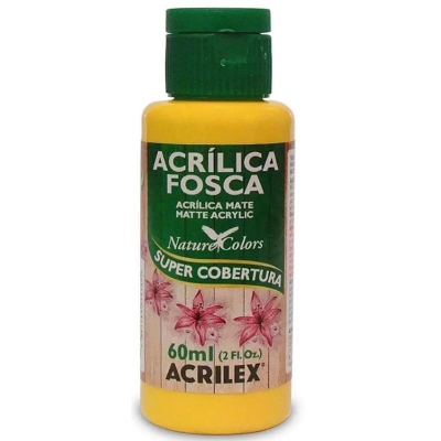 TINTA ACRILICA FOSCA 60ML AMARELO 03560 505 - ACRILEX