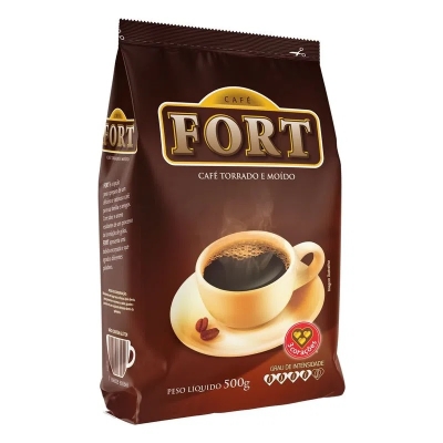 CAFE TORRADO E MOIDO FORT 500G - 3 CORACOES