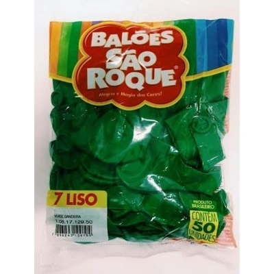 BOLA SOPRAR N.7 VERDE BANDEIRA PCT/50 - SAO ROQUE