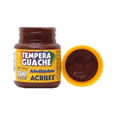 TINTA GUACHE 15ML MARROM 02015 531 - ACRILEX