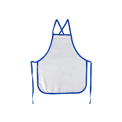 AVENTAL INFANTIL 39X48,5CM BRANCO/AZUL - WALEU