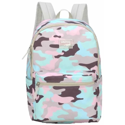 MOCHILA JUVENIL ROSA+CAMUFLADA MS46126UP - UP4YOU