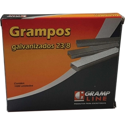 GRAMPO P/ GRAMPREADOR 23/8 CX/1000 GALVANIZADO - GRAMPLINE