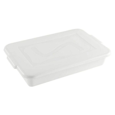 CAIXA GOURMET 8L PLASTICO RETANGULAR BRANCA 912 - SANTANA