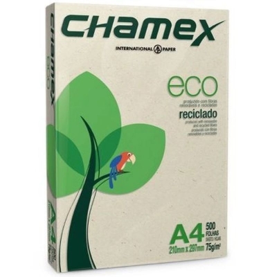 PAPEL A4 RECICLADO 210X297 75G - CHAMEX