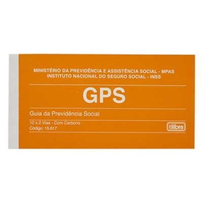 CARNE GPS GUIA RECOLHIMENTO PREVIDENCIA SOCIAL 12 X 2 VIAS 156175 - TILIBRA