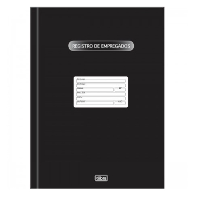 LIVRO REGISTRO DE EMPREGADOS CAPA DURA OFICIO 218X319 50F - TILIBRA